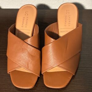 LC Lauren Conrad Women's Brown Mules 6.5